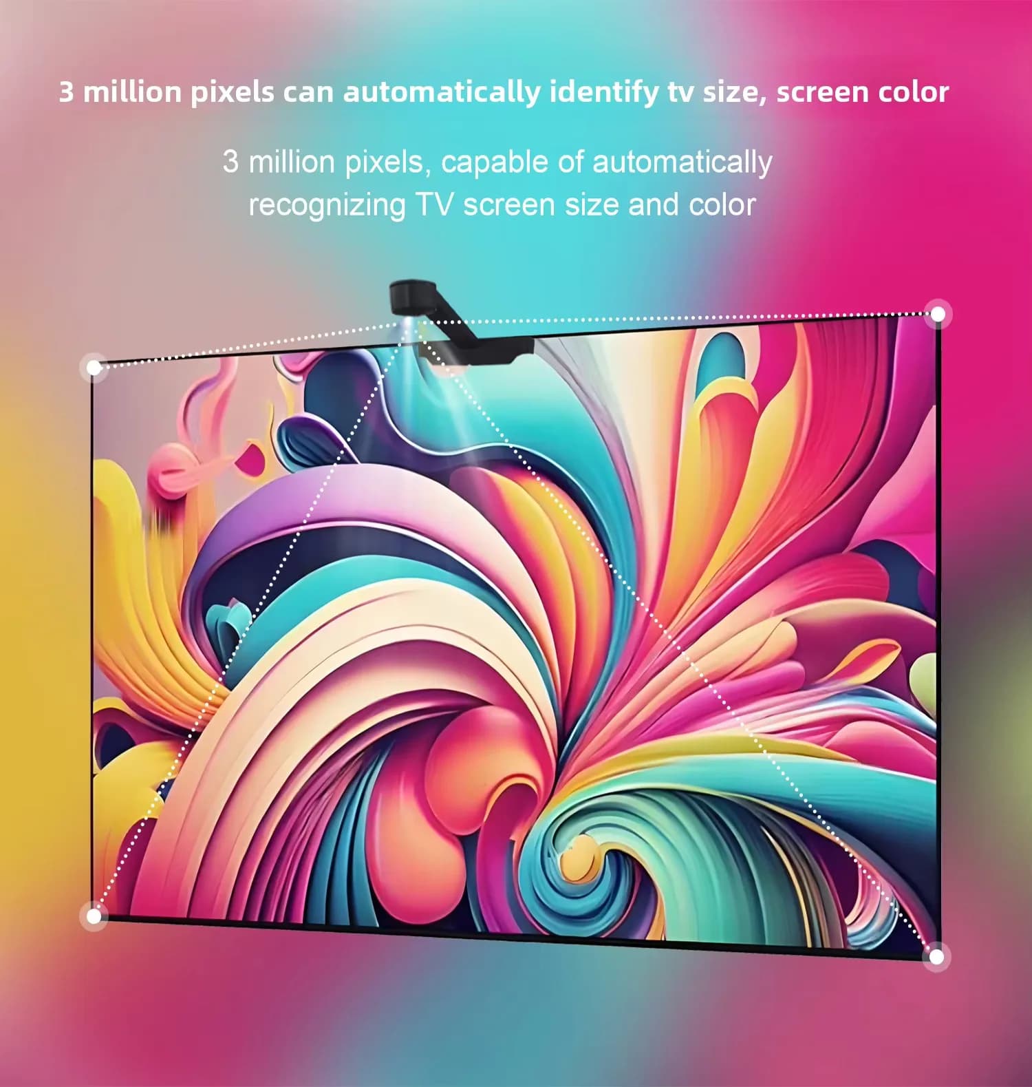Đèn Nền TV Đồng Bộ Camera AI M2 RGB (Cho Mọi TV) - ảnh 3