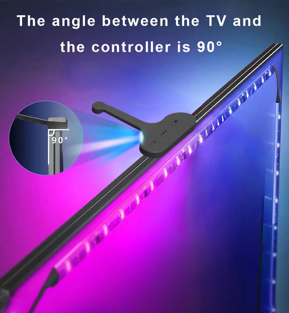 Đèn Nền TV Đồng Bộ Camera AI M2 RGB (Cho Mọi TV) - ảnh 4