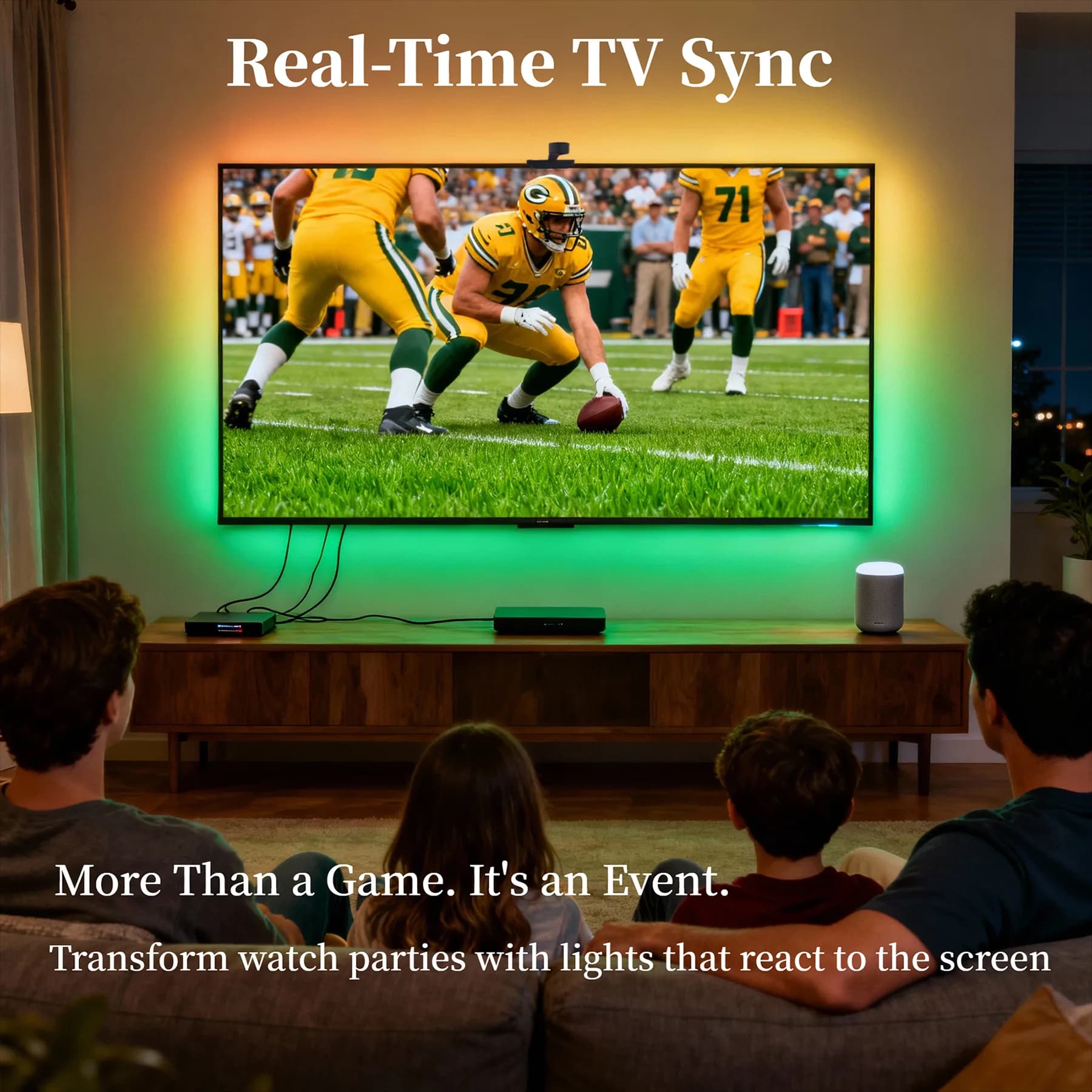 Đèn Nền TV Đồng Bộ Camera AI M2 RGB (Cho Mọi TV) - ảnh 2