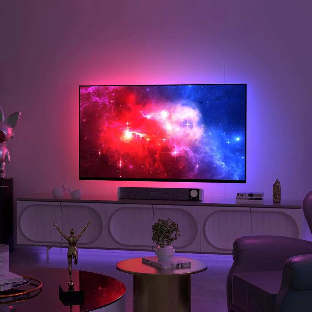 Đèn LED Nền TV Đồng Bộ Qua HDMI 4K – Ambilight RGBIC (Box Sync) - ảnh 4