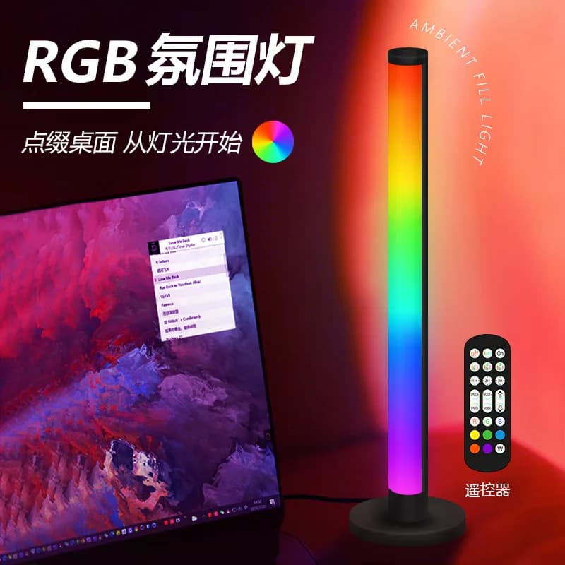 Đèn LED RGB Để Bàn Đồng Bộ Nhạc – Điều Khiển App (Gaming/Trang Trí) - ảnh 3
