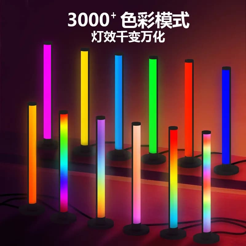 Đèn LED RGB Để Bàn Đồng Bộ Nhạc – Điều Khiển App (Gaming/Trang Trí) - ảnh 4